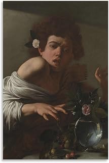 BAOLIANDI Boy Bitten by A Lizard By Caravaggio Poster Poster Decorative Painting Canvas Wall Art Living Room Posters Bedroom Painting 16x24inch(40x60cm)