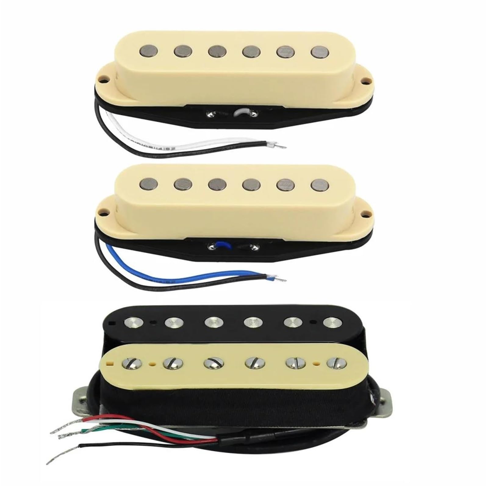 Pickup Gitary Elektrycznej Zestaw zabytkowych przetworników Alnico 5 z pojedynczą cewką i częściami do gitary Humbucker