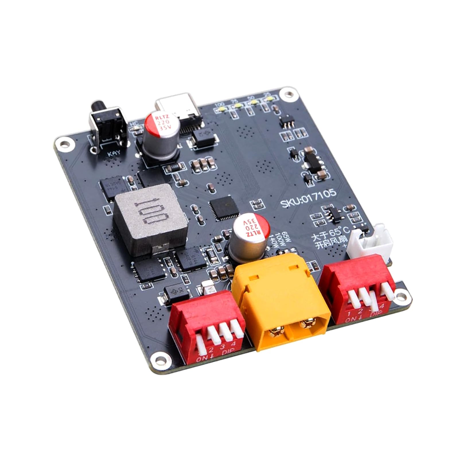 Modulo di alimentazione induttivo del PWB che sostiene i sistemi di batteria 2S 3S 4S 5S 6S e dispositivo di resistenza interna bassa di trasferimento di energia veloce