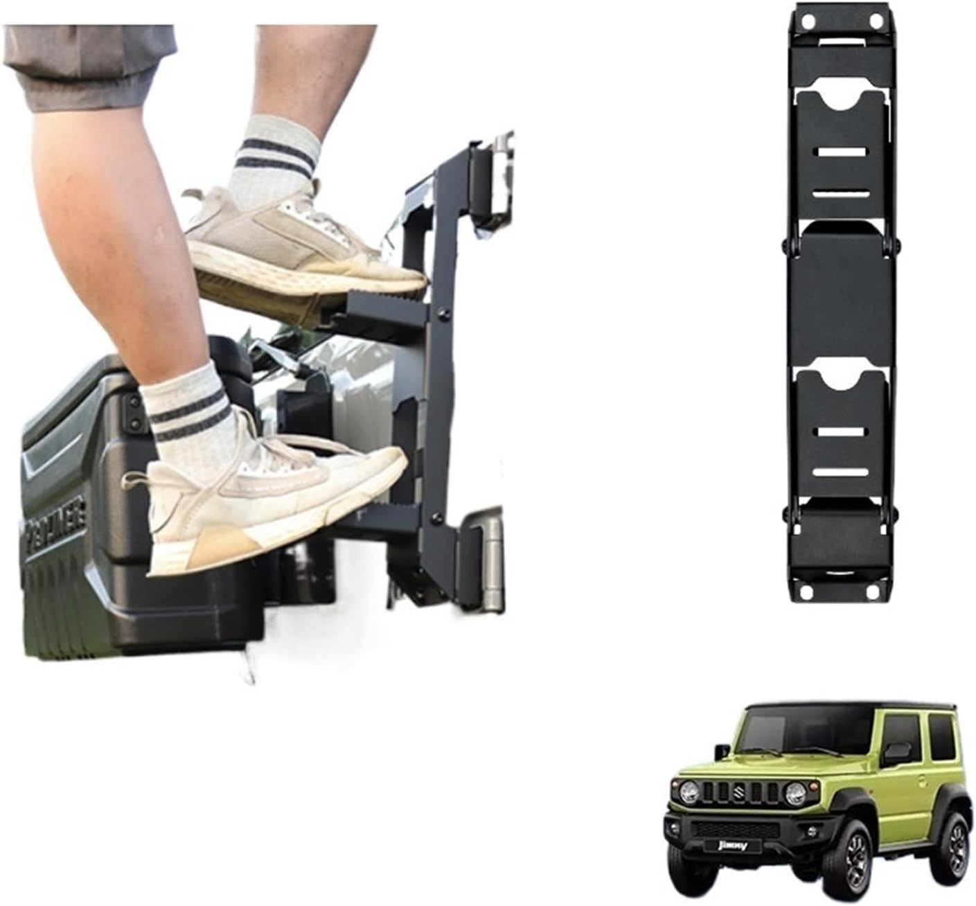 Tailgate Ladder Foot Pedal Peg Compatible with Suzuki Jimny JB64 Sierra JB74W 2019 2022