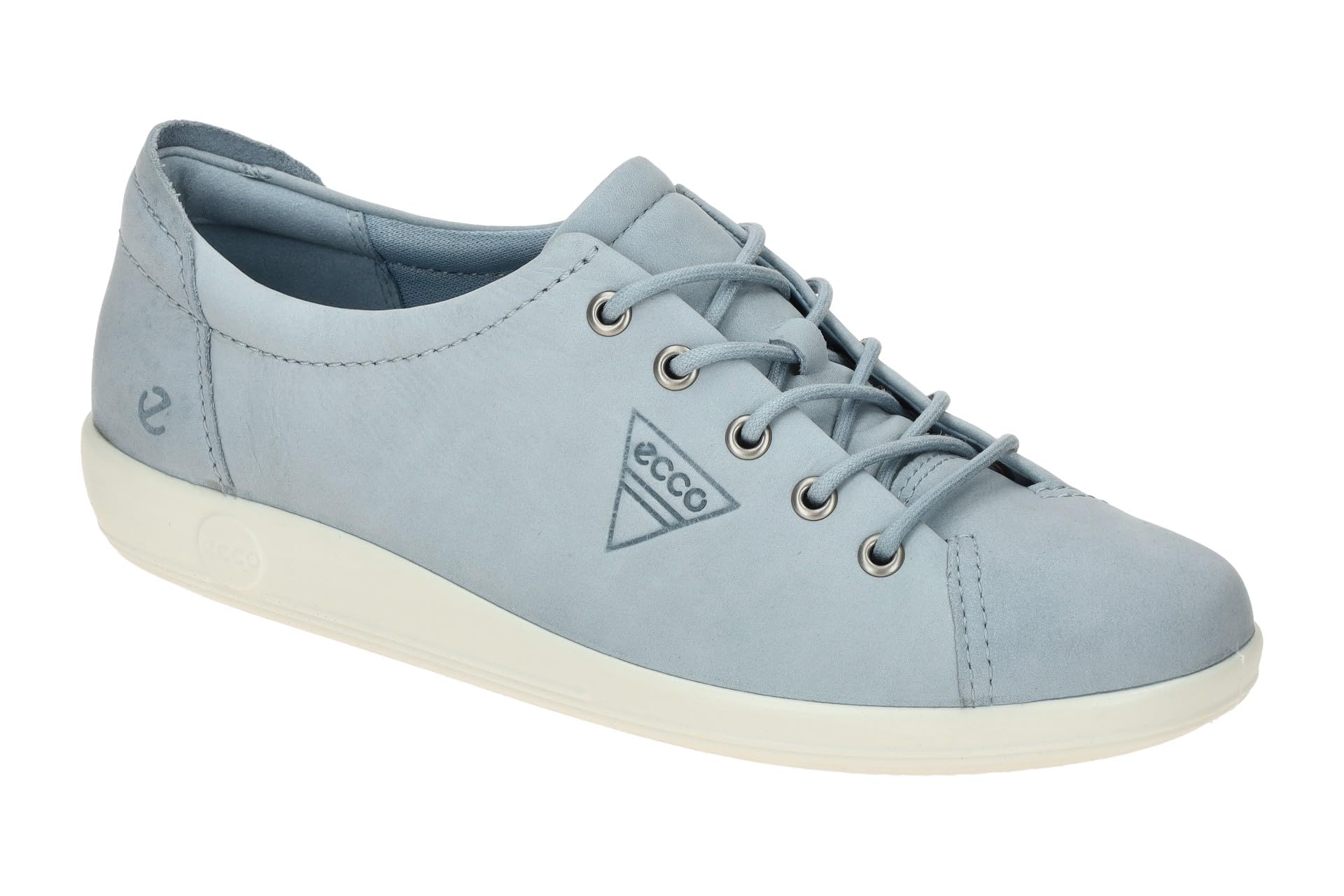 ECCO Sneaker da Donna Soft 2.0 Tie, Dusty Blue, 35 EU