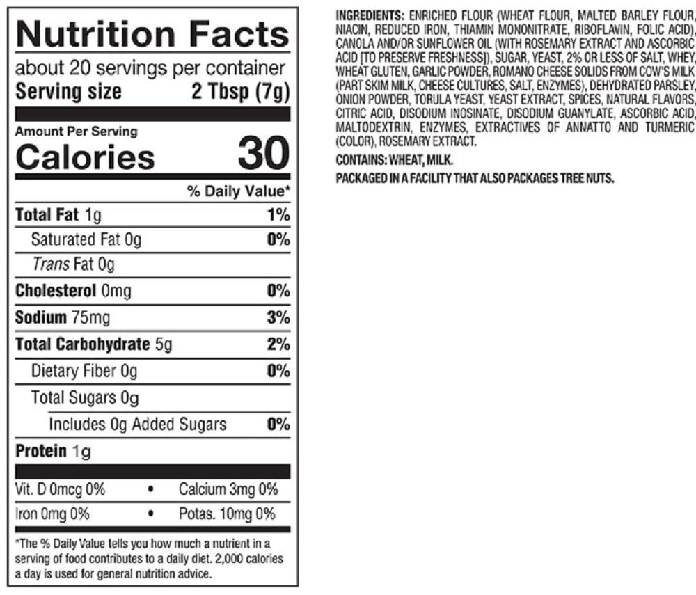 Mrs. Cubbison's Premium Croutons | Classic Caesar | 5 Ounce, Pack of 9 | Crunchy Caesar Salad Topper