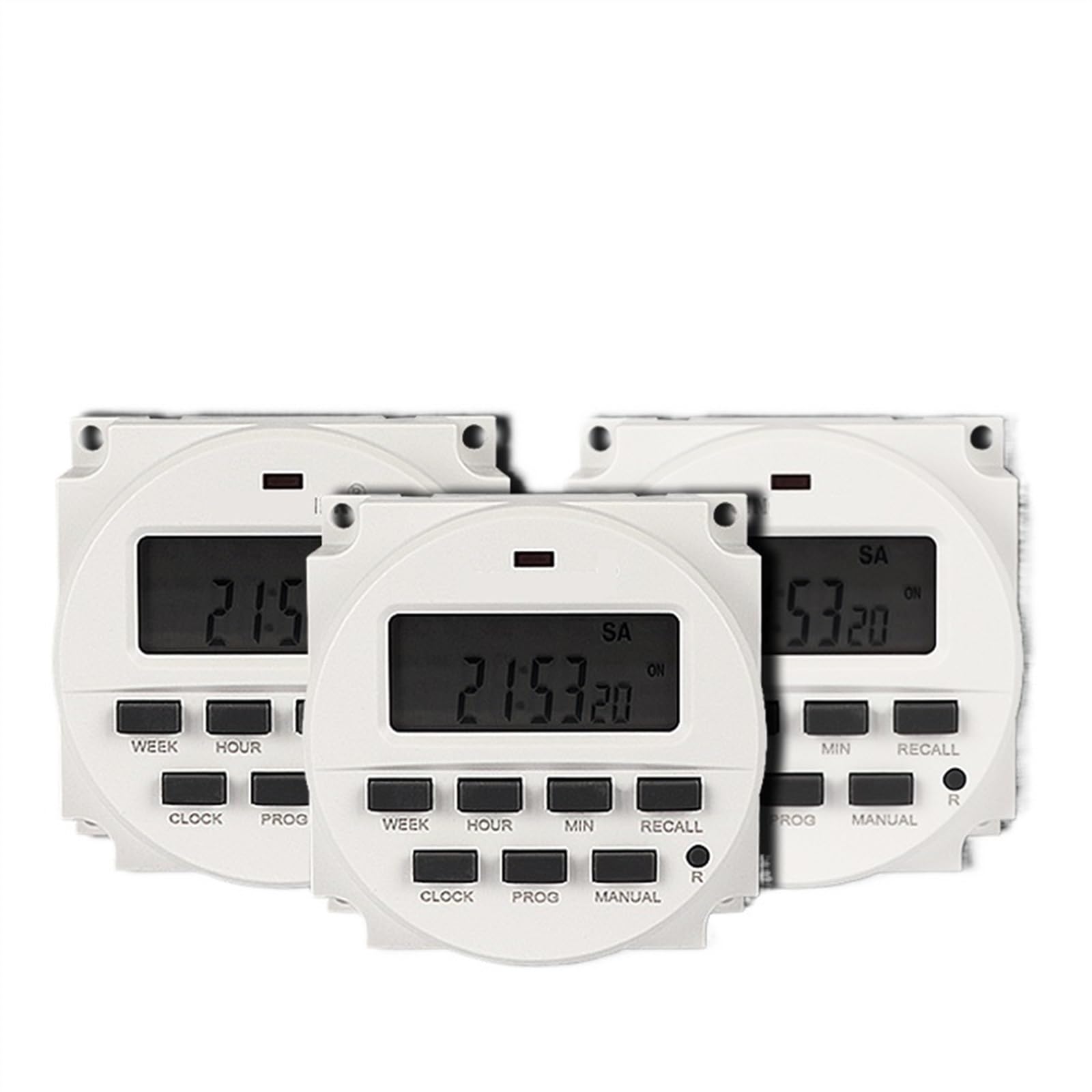 TM618H Alimentatore 24 V 110 V 7 giorni settimanali programmabile illuminazione elettronica digitale interruttore timer giornaliero(110V)