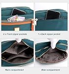 Sac à dos pour femmes Petit porte-monnaie Sacs à dos de dames Sacs Messenger Sacs avec poches multiples