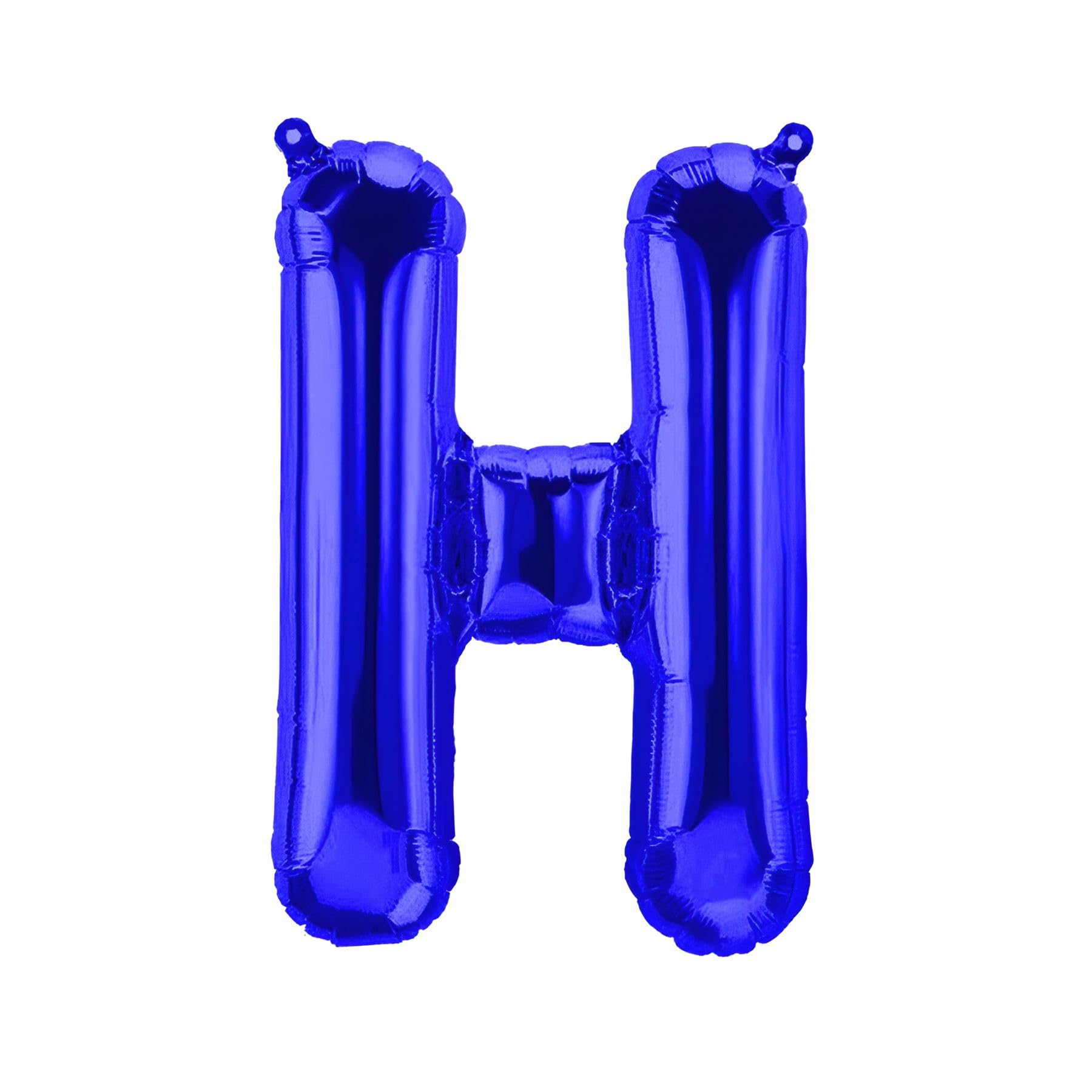 Foil Balloons Letters Blue - 40/80/100 cm for Birthday Wedding Party Decoration Happy Birthday JGA Gift Balloon Graduation Giant Balloon ABI Large XXL Small Mini Pink Boys 40 cm - H)