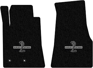 Lloyd Mats Floor Mats for Ford Mustang Shelby 2011-2012 | 2PC Front Mats | Black | Non-Slip Backing