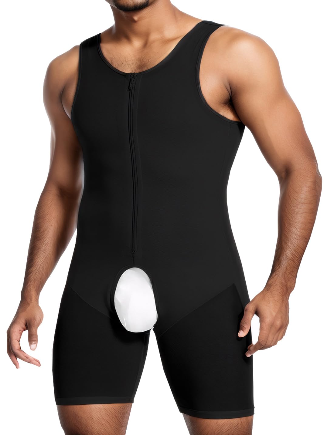 Fajas Reductoras Shapewear Hombre Moldeadora Body Shaper Abdomen Compresión de Cuerpo Calzoncillos Pantalones