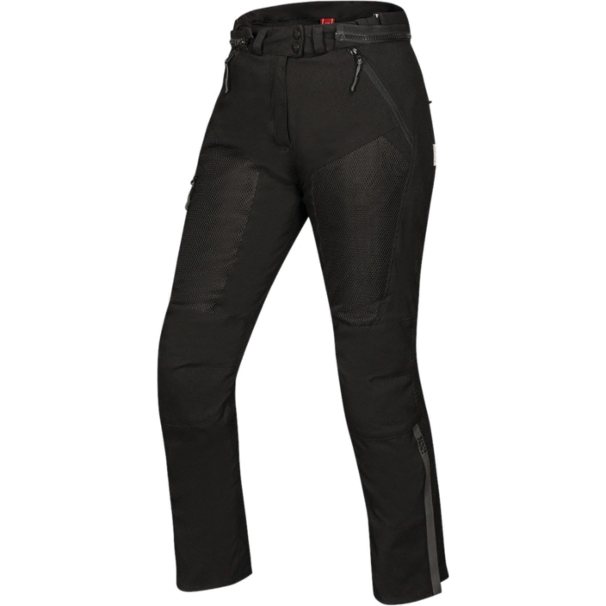 IXS Tourster-Big Air 1.0 Damskie motocyklowe spodnie tekstylne, czarny, Short 2XL