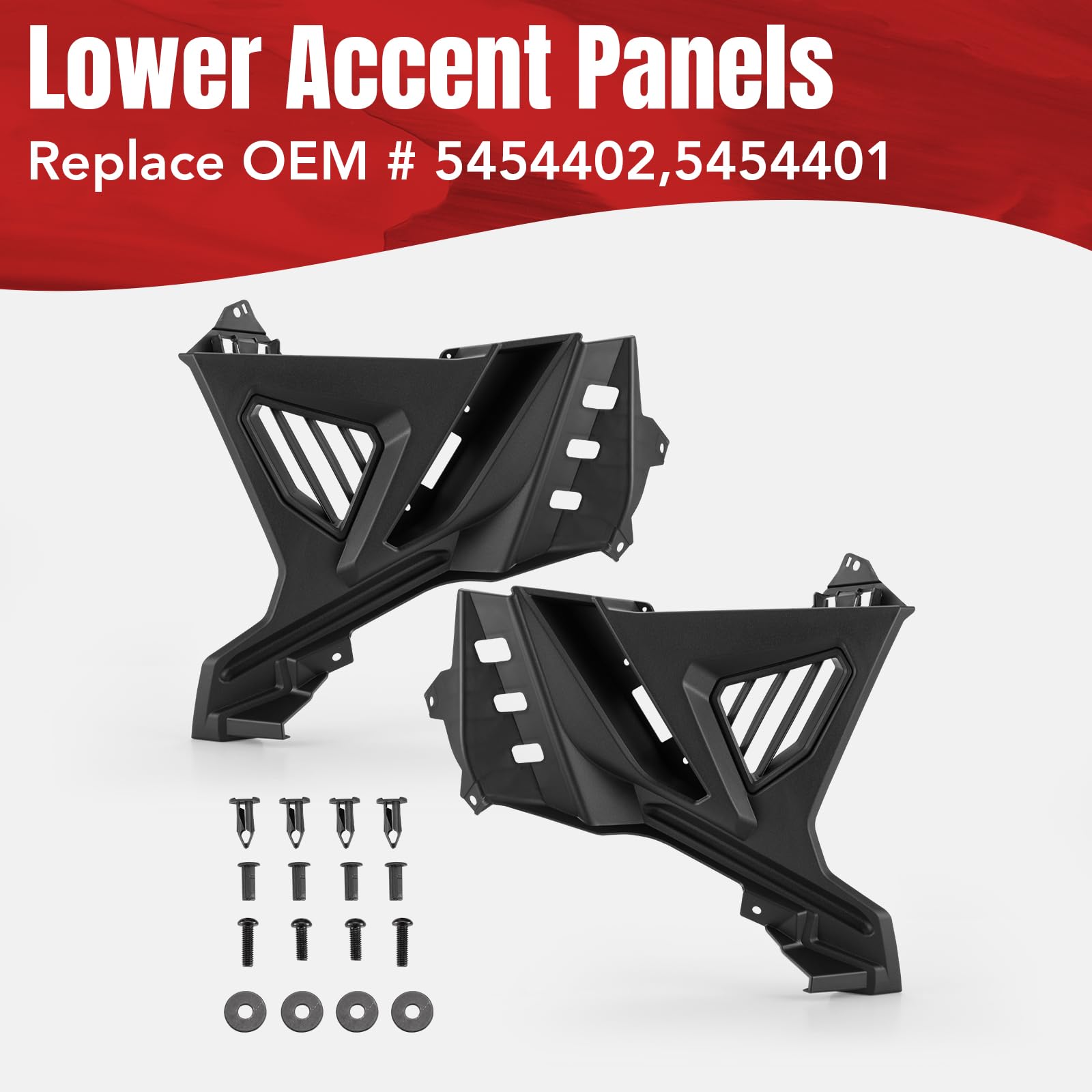 hakkacandyland　0527 HAKA TOUGH Front Lower LED Accent Panel Kit for Polaris