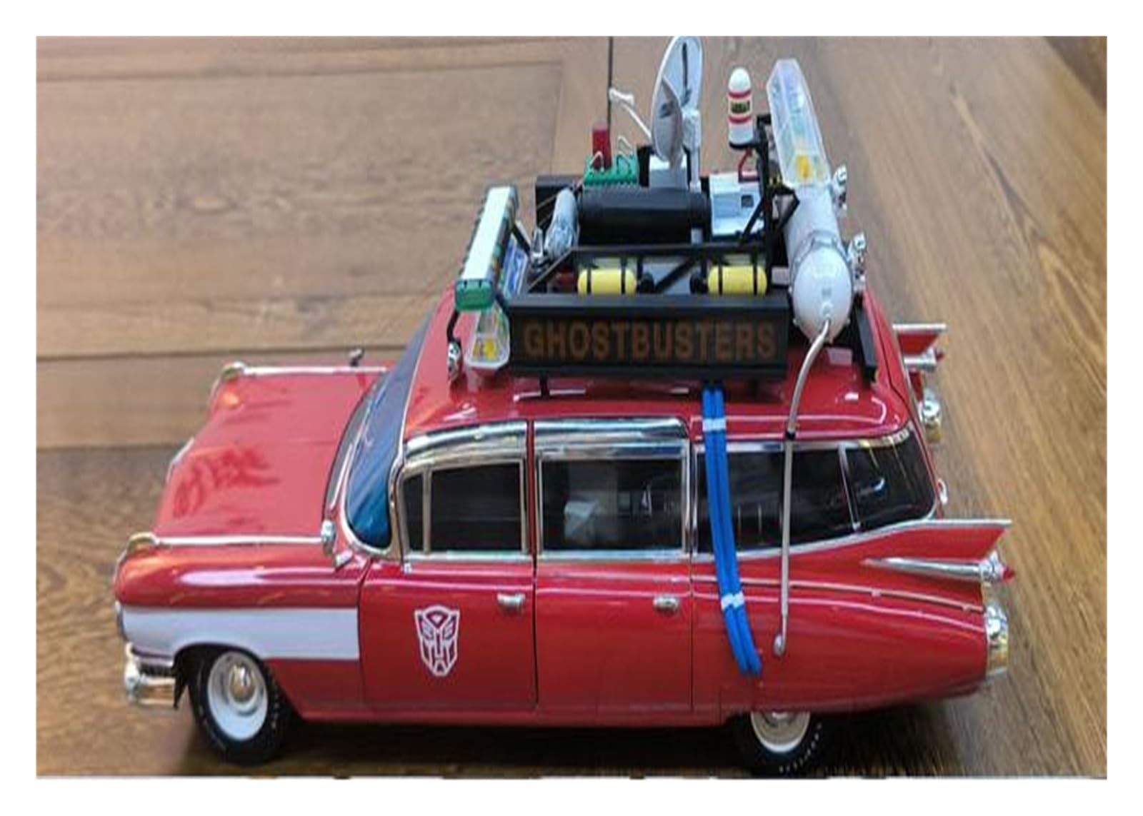 Alloy Car Scala Model 1 18 Per Cadillac Ghostbusters ECTO Modello Di Auto D'epoca Collezione Per Adulti Esposizione Veicoli Veicolo In Scala Da Collezione