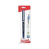 Pentel ENER-GEL NV Liquid Gel Pen, 0.5mm, Needle Tip, Blue Ink, 1 Pack (BLN25BPC) – view 1