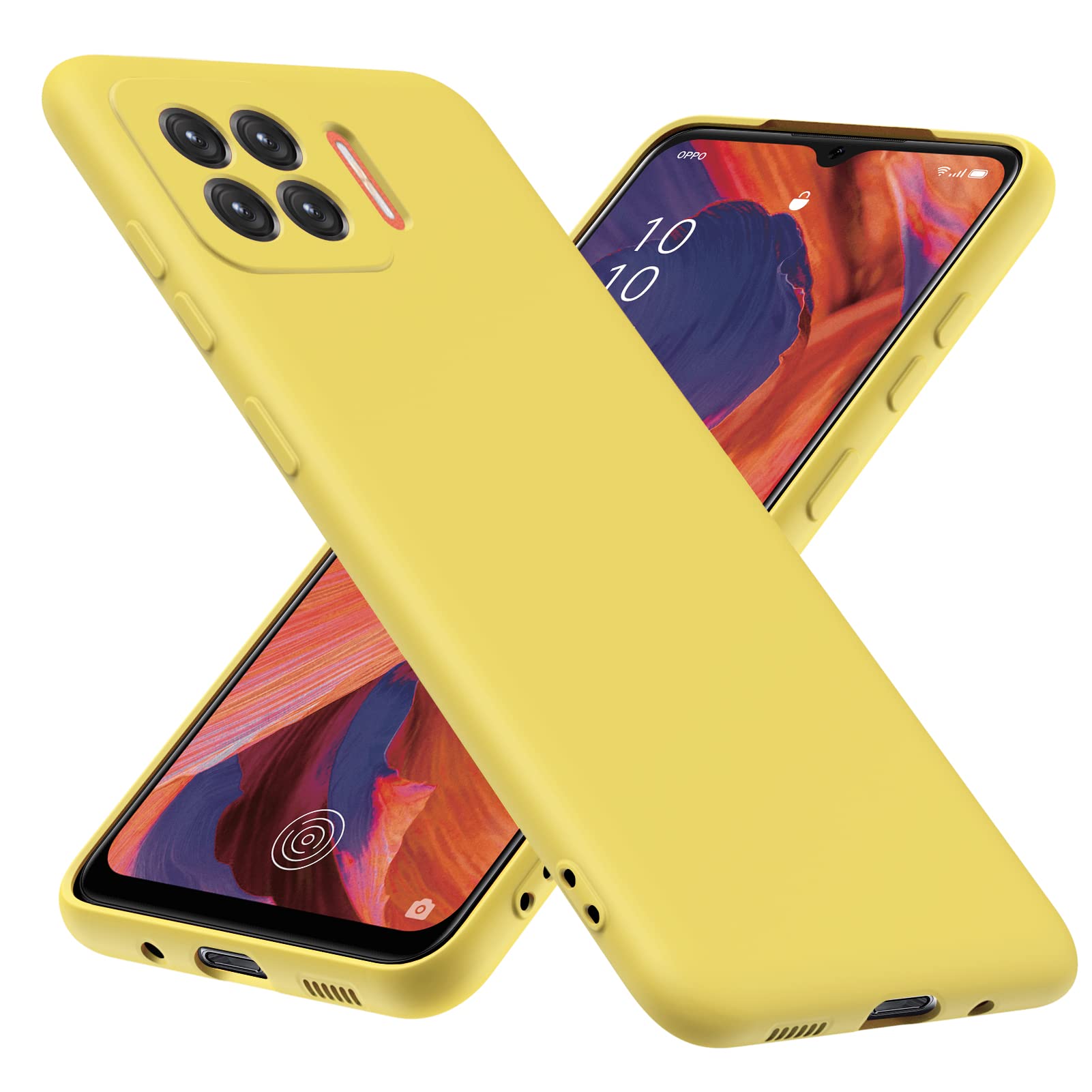 Amazon.co.jp: PNEWQNE OPPO A73 ケース 柔軟TPU液体シリコン保護
