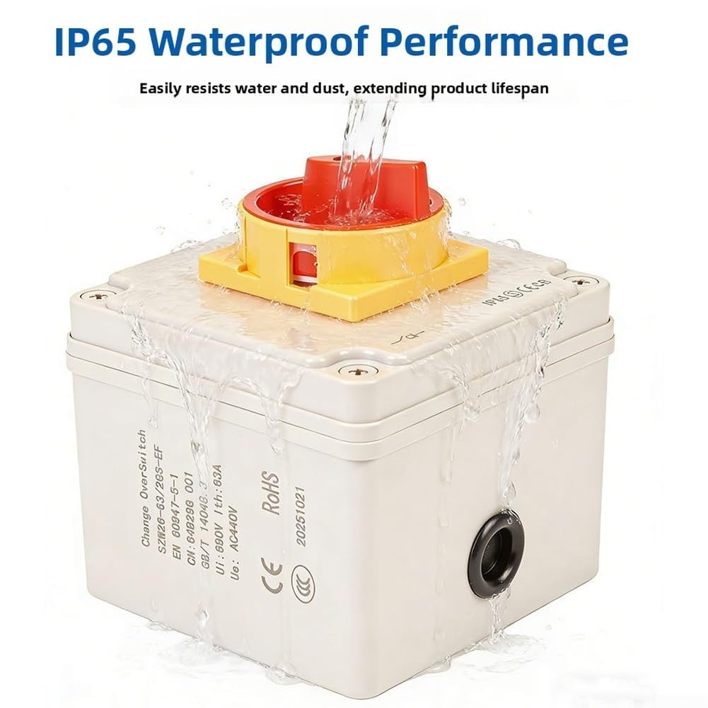 Interruttore a camma 63A IP65 impermeabile