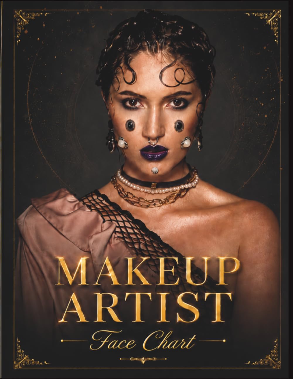 Face Charts for Makeup Artists: 100 Makeup Practice Sheets with 4 Face Types (Beauty Artist)