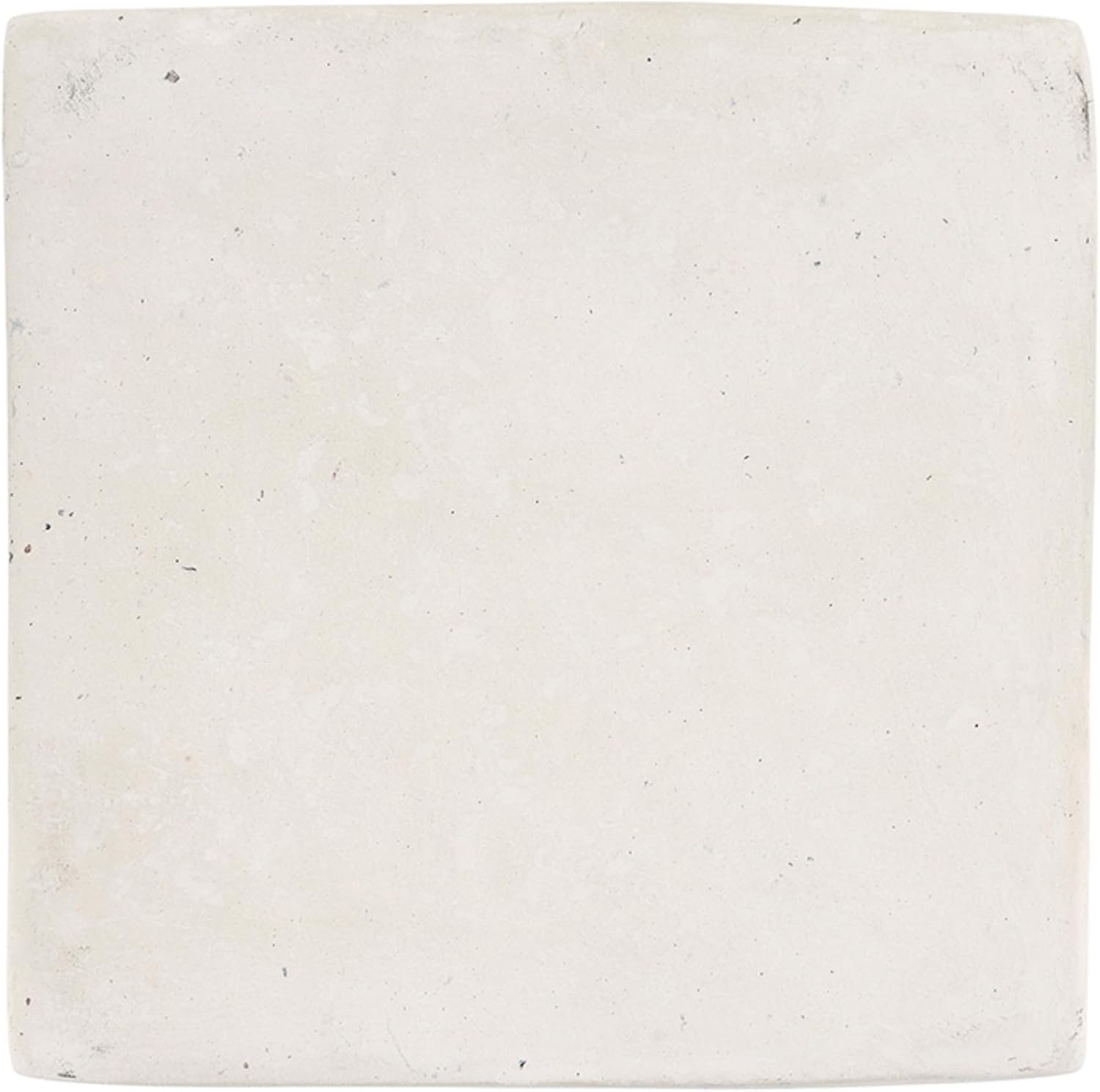 Santa Barbara Design Studio Display Riser - Handcrafted White Paper Mache Stand for Buffet or Table Décor, Small, Square