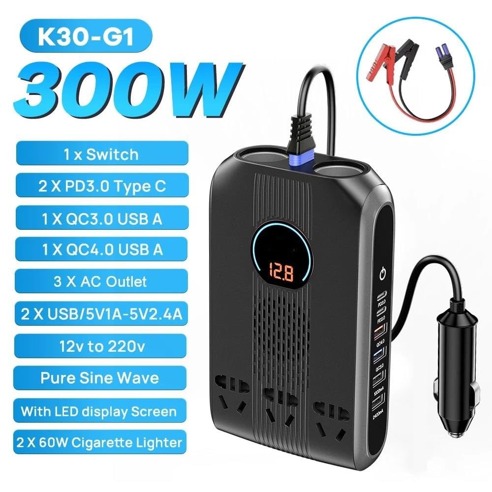 300W