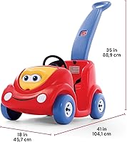 Vista 6 de Correpasillos para niños en color rojo, de Step2