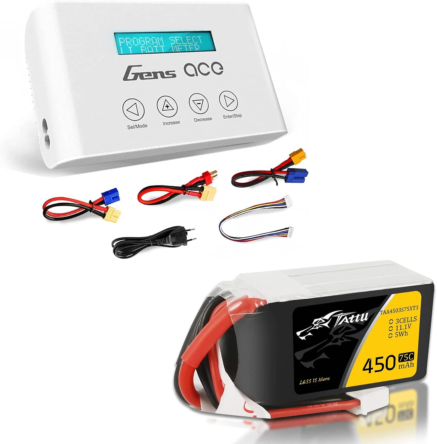Gens Ace IMARS III Pro – Chargeur Lipo Intelligent 100W 10A Pour Batteries RC, écran LCD, Sécurité Certifiée