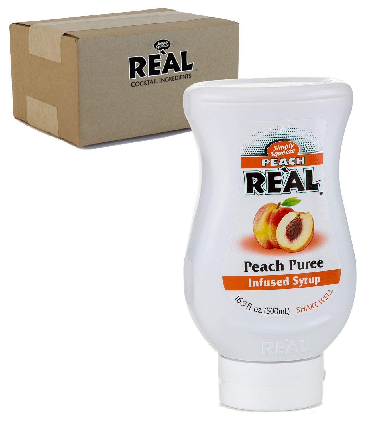 Peach Real 16.9 fl. oz. Infused Syrup