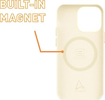 Armor Leather Magnetic Case for iPhone 15 Plus / 14 Plus, Twilight White