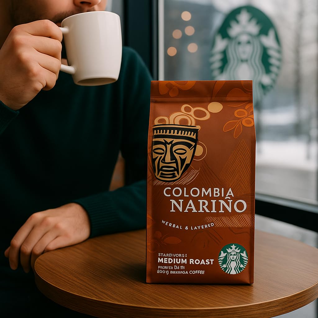 Starbucks Colombia Nariño Whole Bean Coffee 250g By COUGAR