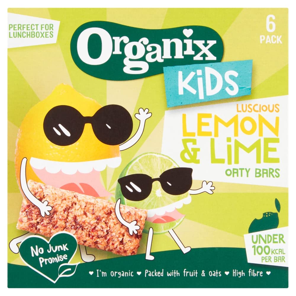 Organix Kids Luscious Lemon & Lime Oaty Bars 6 x 23g (138g)
