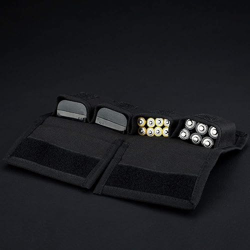 Miniatura 8 de (6 bolsillos) - Batería para cámara y tarjeta SD para 18650 x 8, AA, LP-E6N LP-E6NH LP-E17 EN-EL14 EN-EL15 NP-FW50 NP-FZ100 NP-W126S, adecuado para