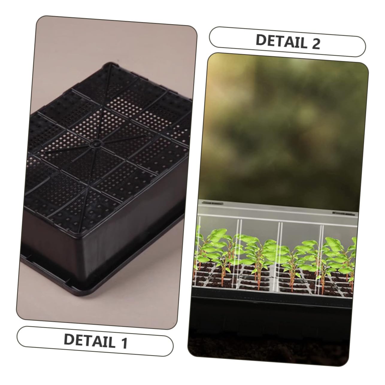 BESPORTBLE Humidité pour Plantes avec Plateau De Semis Plastique Plateau De Démarrage De pour Germination De Plantes De Croissance De Semis