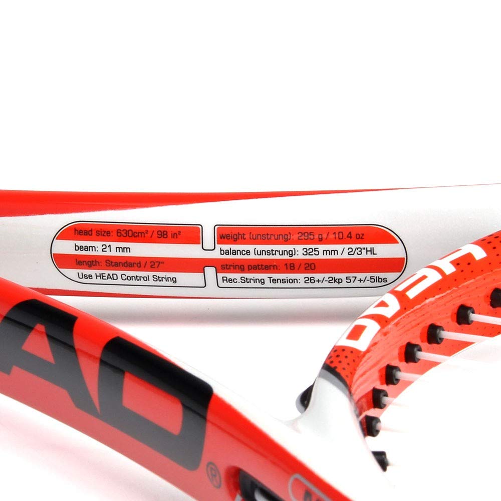 Amazon | HEAD マイクロゲル ラディカルヘッド テニスラケット 4 3/8