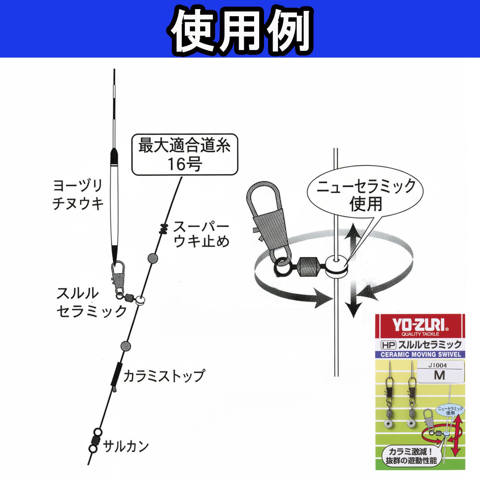 Amazon | YO-ZURI(ヨーヅリ) 雑品・小物: スルルセラミック M