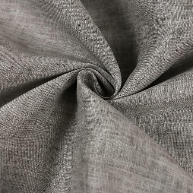 Tela de lino de textura de dos tonos suave paño de lino puro para coser vestido material de revestimiento por el metro verde blanco azul