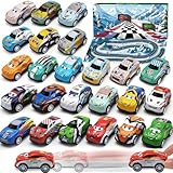 Picture of AMENON Christmas Advent Calendar 2025 for Kids with 24 Different Vehicle Pull Back Car Racing Car Toys 24 Days Countdown Calendar Stocking Stuffer Xmas Party Favors for Boys Kids