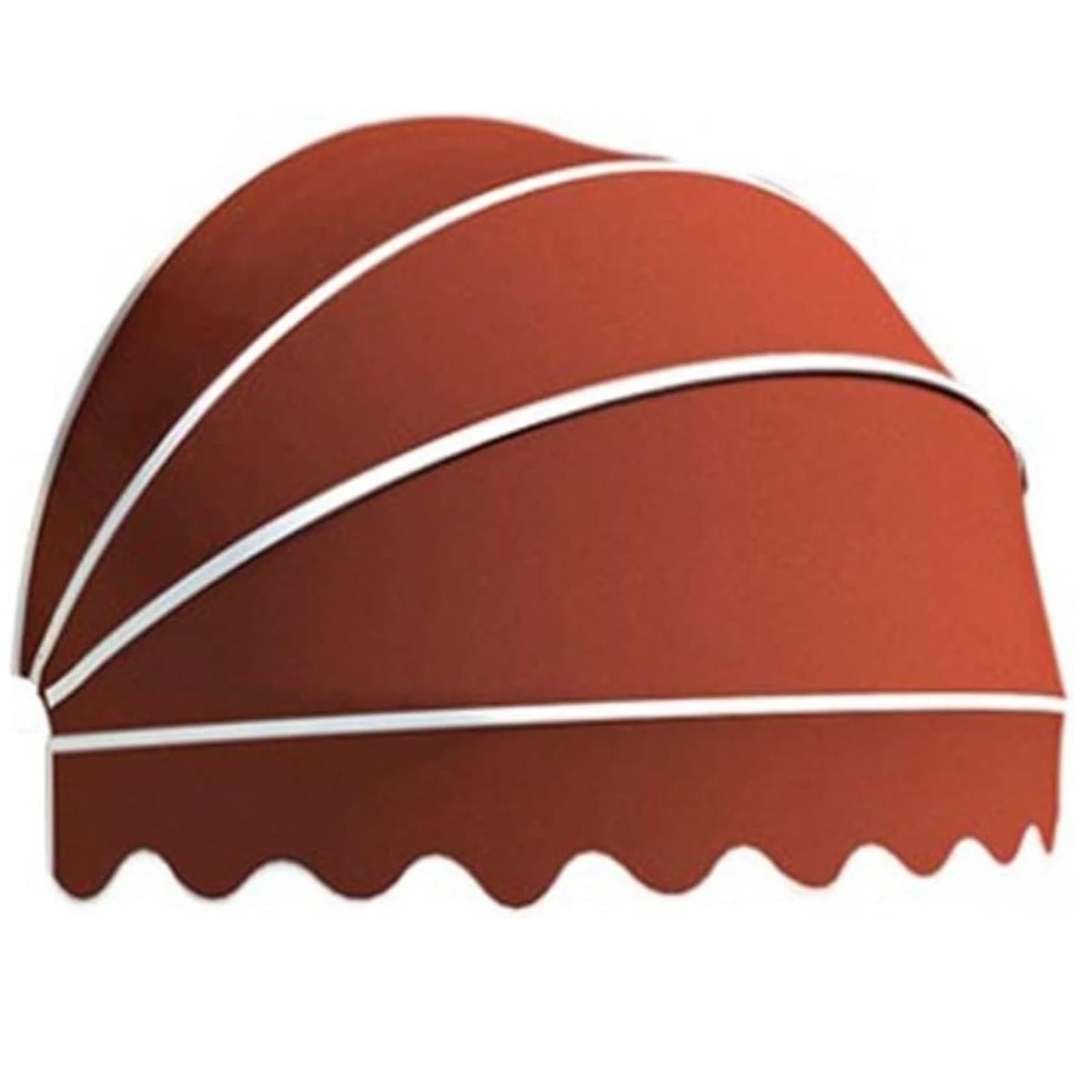 Store banne Auvent courbé français Rouge, dôme en Toile Pliable avec Cadre en Aluminium, idéal for Les cafés et Restaurants, 1 m de L auvent(0.8m)