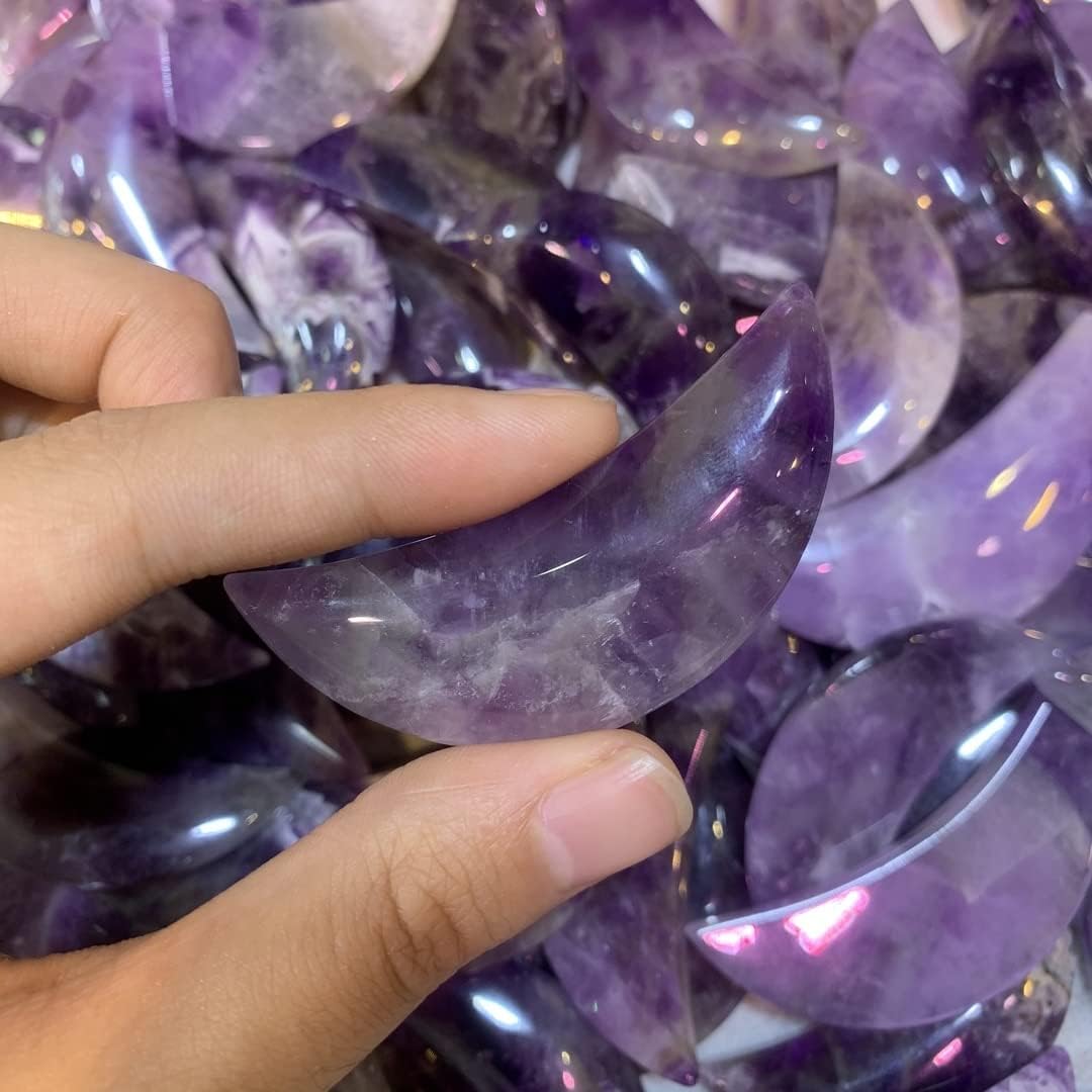 ナイジェリア産、チュチュクリフス産アメジストクォーツポイント - Etsy 日本 天然アメジストパープルクリスタルムーンシェイプポリッシュストーンクリスタルルームデコレーション瞑想クォーツナチュラルレイキデコレーシ