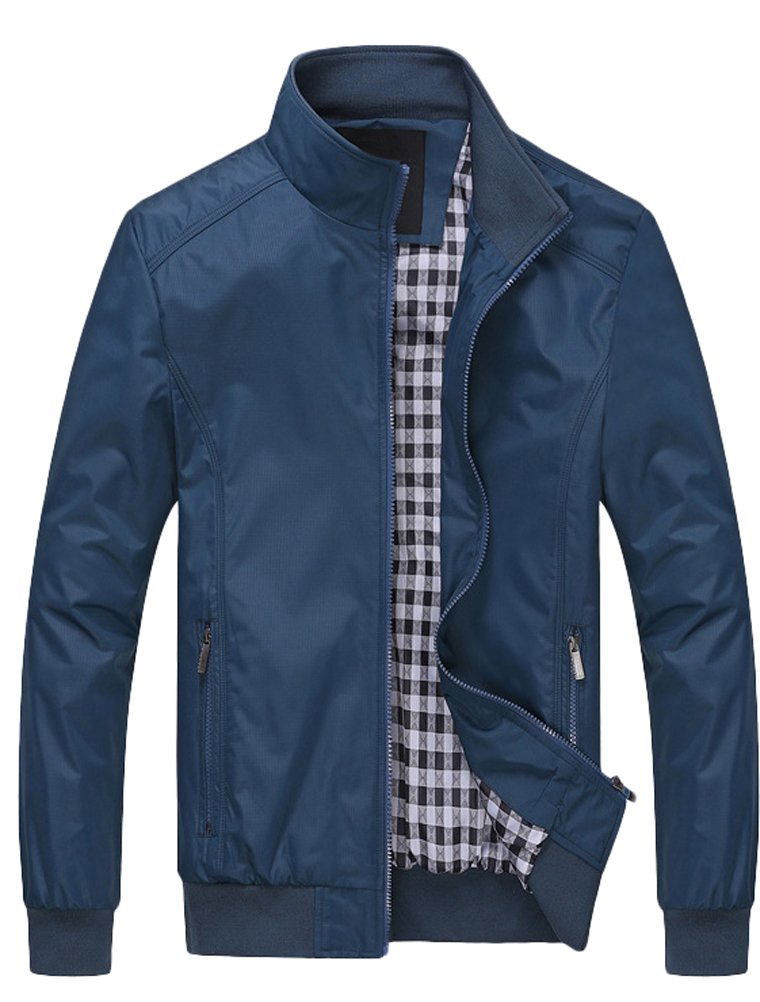 FTCayanz Donsparka voor heren, gevoerd, lang, met kunstbontcapuchon, groen (army green), M
