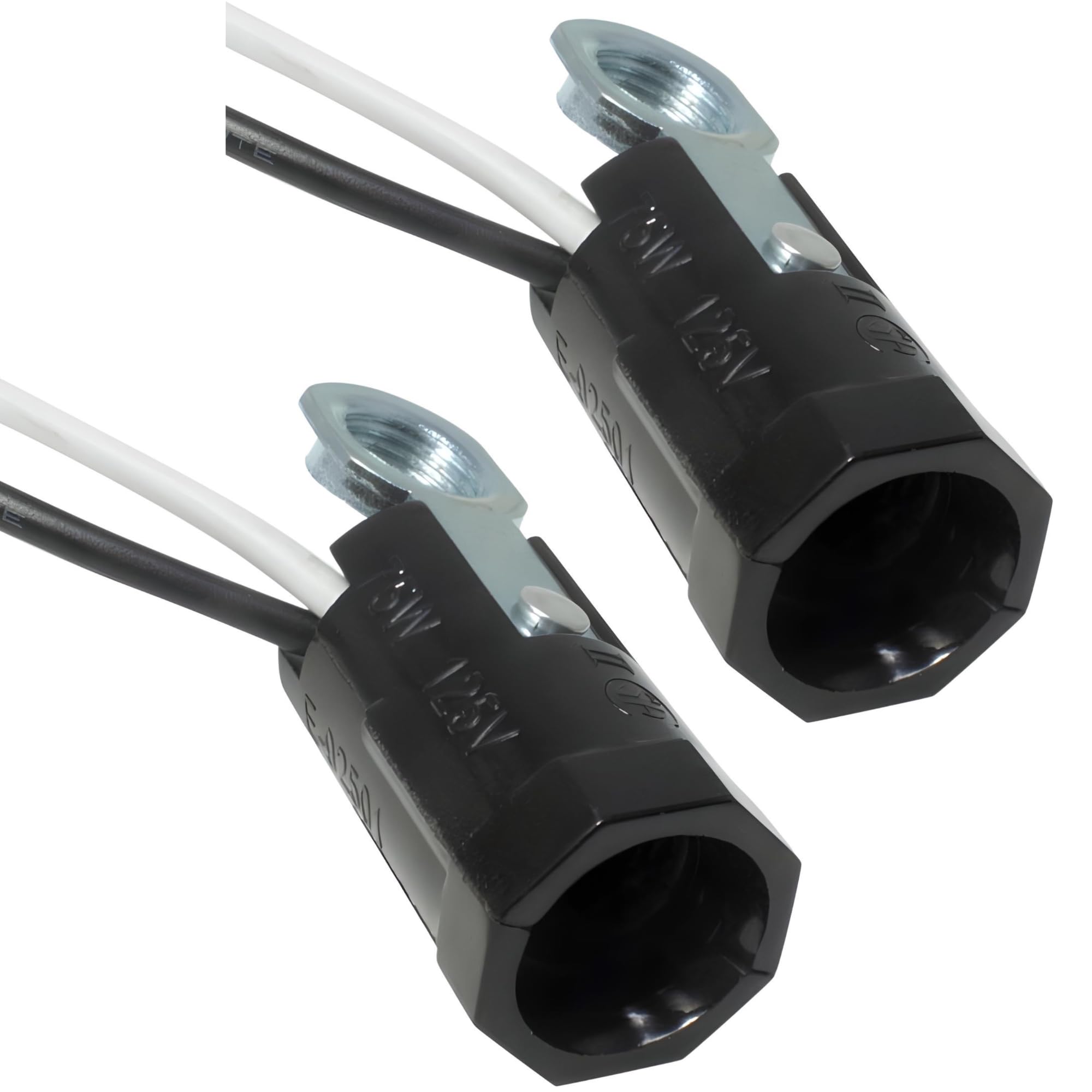 ZE-301C 2 Wire Pigtail Lamp Holder Keyless E12 Small Candelabra ZE-301C 2 Wire Pigtail Lamp Holder Keyless E12 Small Candelabra