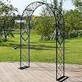 Heavy Duty Garden Arch Trellis, Wide Outdoor Metal Arbor Trellis Arch for Climbing Plants, Sturdy Garden Arbors for Wedding, Ceremony, Party, Lawn Décor
