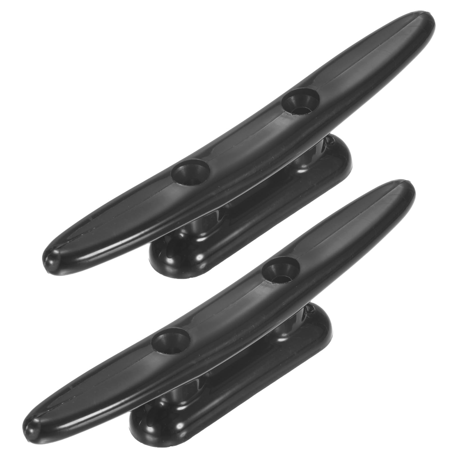 TIXIPEM 2PCS Boat Dock Cleats 4 Inch Nylon 41mm Hole Centers, Black