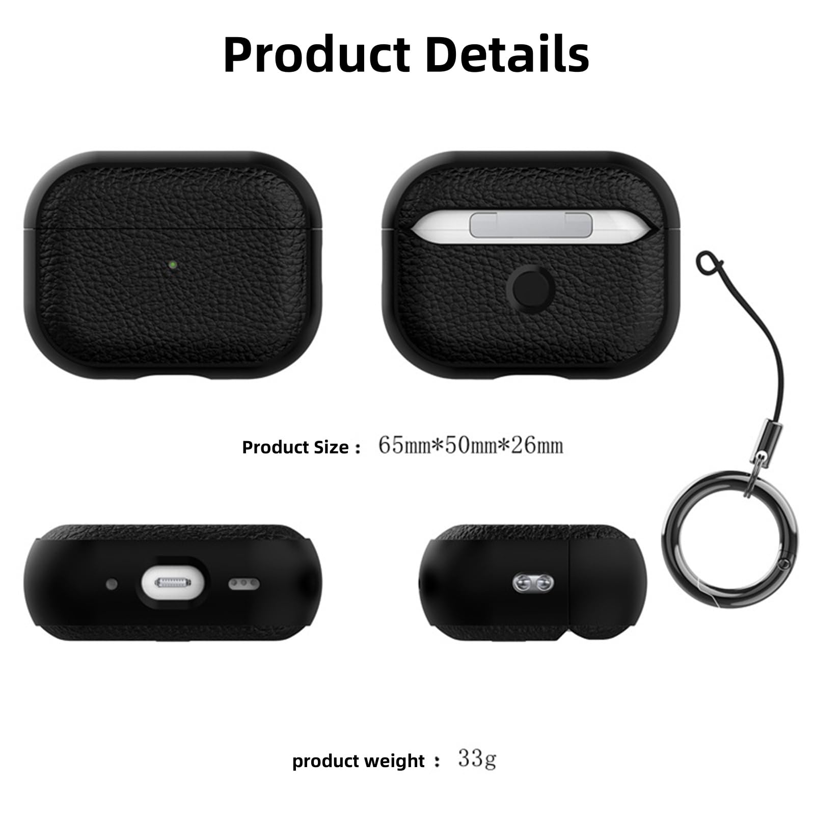 Amazon.com: TSVSXS Leather Case Compatible with AirPods Pro 2nd
