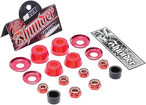 Miniatura 3 de Thunder Trucks Red Rebuild 90Du - Kit de herramientas para monopatín (predeterminado, rojo)