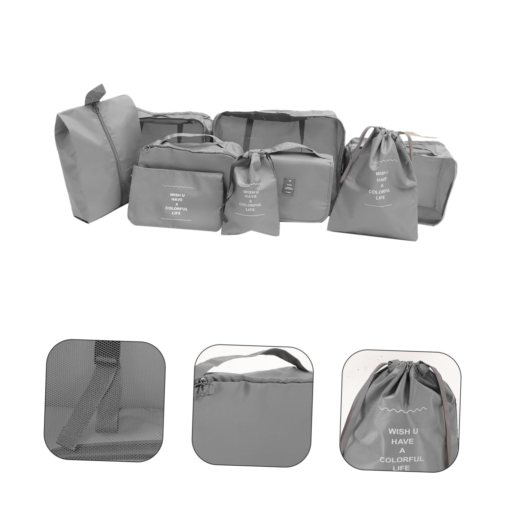 Schuhtaschen für Reisen Packwürfel für Koffer Reiseaccessoires Gepäck-Organizer Leicht und Robust für Anzüge und Kleidung Geeignet für Geschäftsreisen und Urlaub