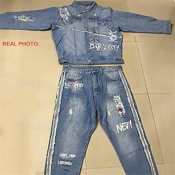 jimwag BOXLOGO denim setup jacket＆ pants JIMWAG