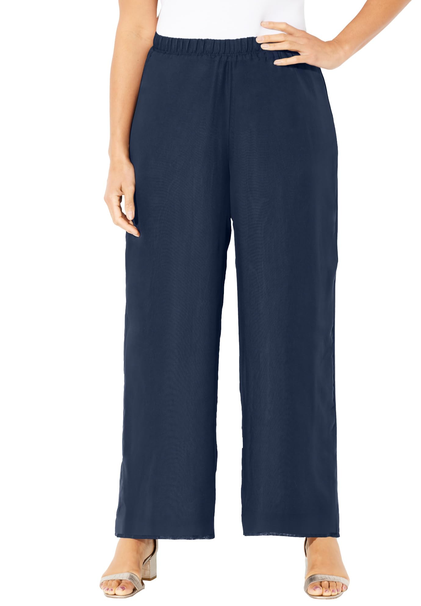 Womens Plus Size Petite Cocktail Pant