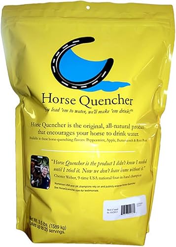 Prevención de la deshidratación de Apple Quenchers Horse
