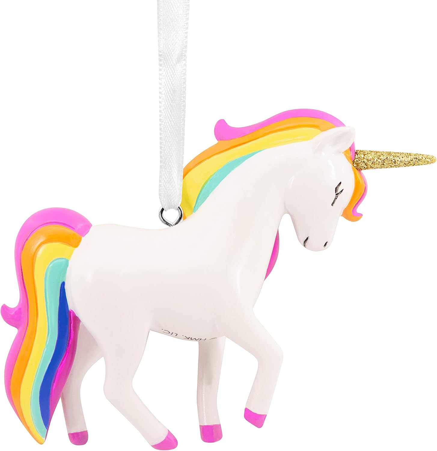 Hallmark Unicorn with Rainbow Mane Christmas Ornament