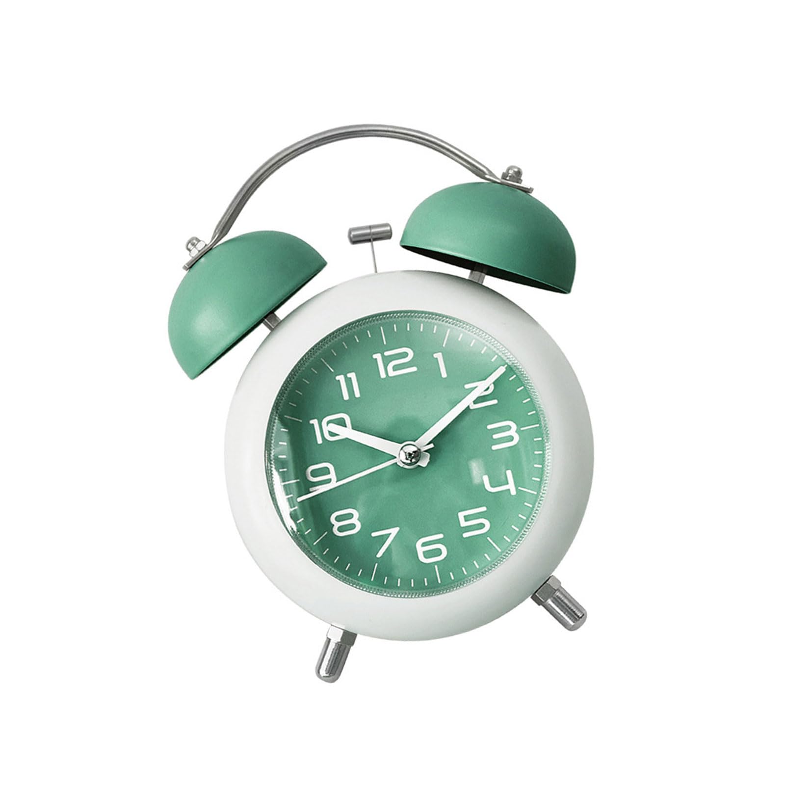APGLSXY Analog Alarm Clock, Battery Operated Desk Table Shelf Clock for Kids, Bedside Alarm Clocks with Light for Bathroom Loud Analog