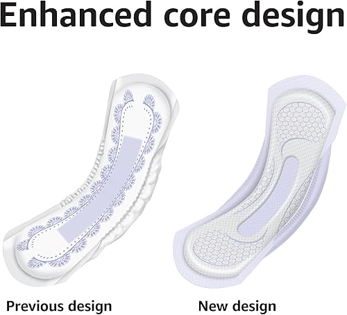Miniatura 7 de Tienda Basics Almohadillas de incontinencia largas para mujer, control de vejiga, posparto, máxima absorción, sin perfume, 39