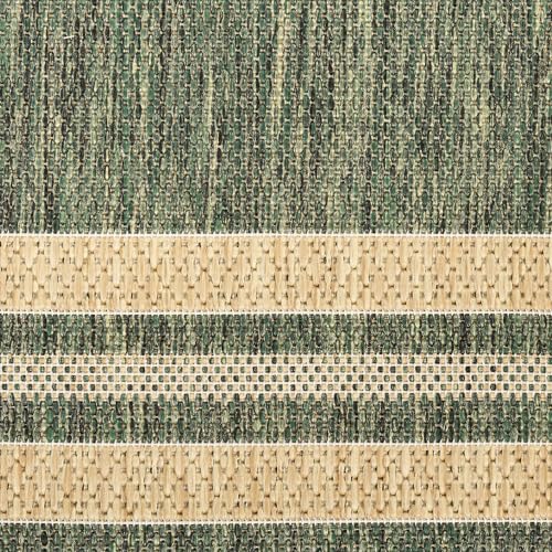 Tapete decorativo rectangular 8' x 10' verde miniatura 6