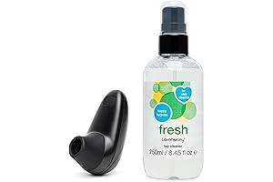Womanizer Starlet Black Mini Pleasure Air Clitoris Sucker and Lovehoney Fresh Sex...