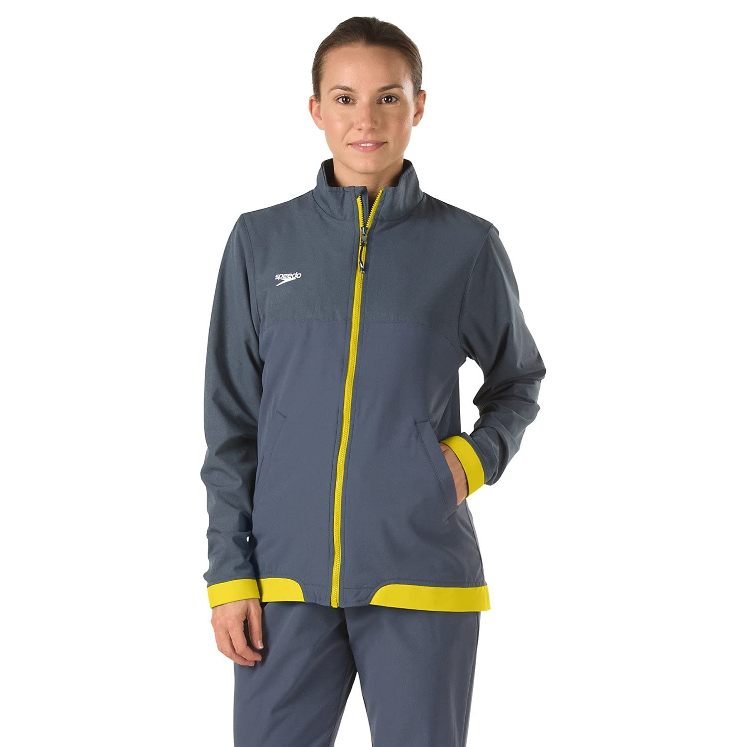 Speedo Jacket Full Zip Tech Team Warm Up Traje de baño Mujer (Pack de 1)